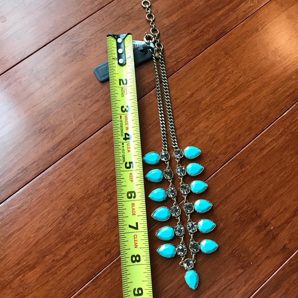 NWT J.Crew rhinestone necklace - Picture 3 of 3